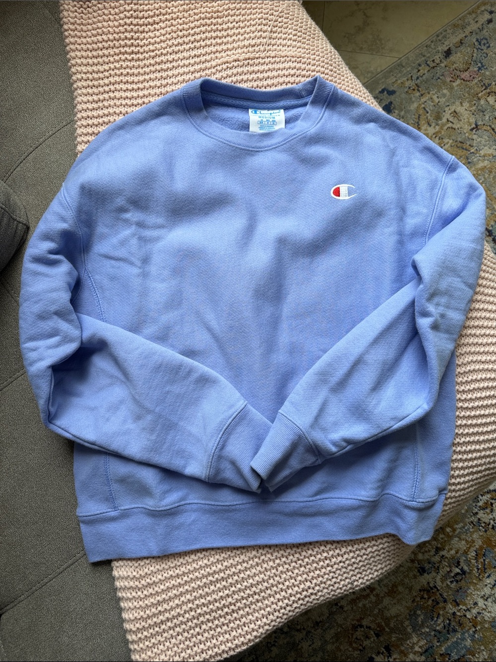 Vintage Champion Lavender Crewneck Sweatshirt